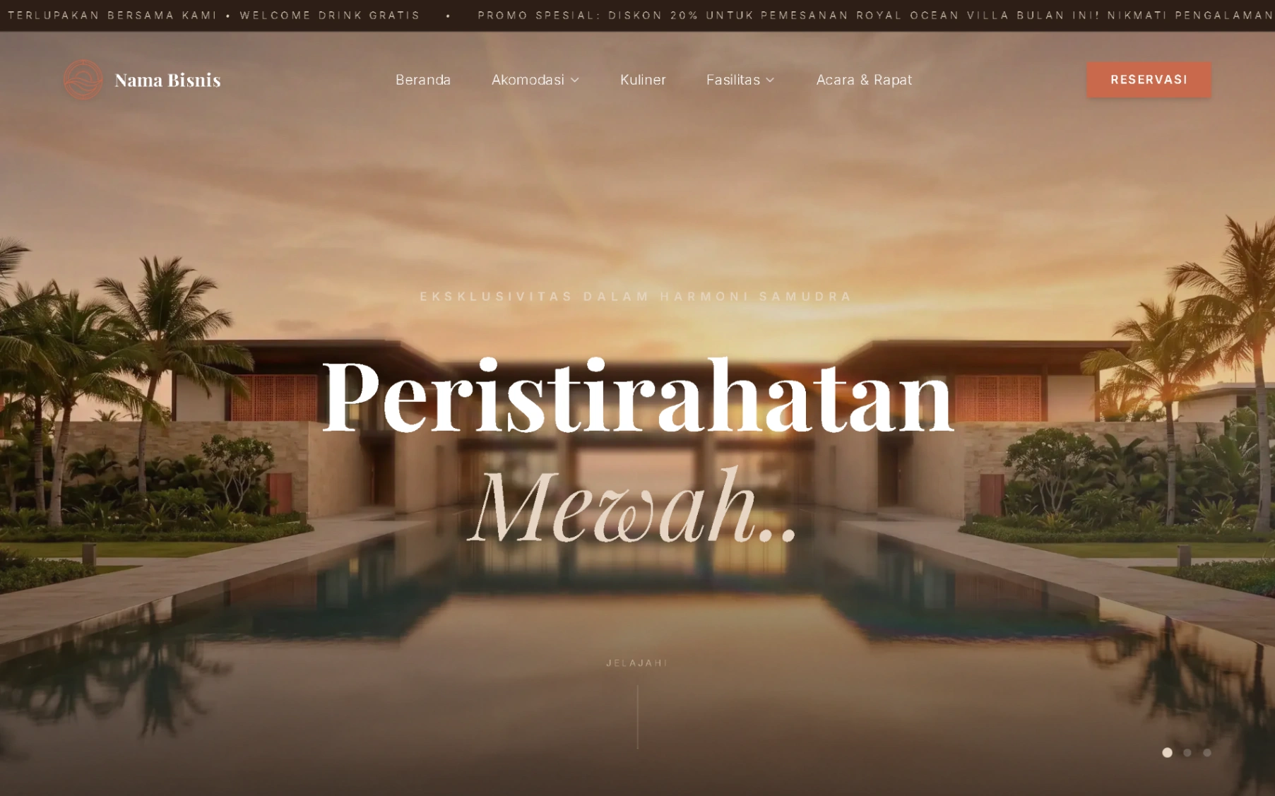 VVIP Resort Exclusive Website