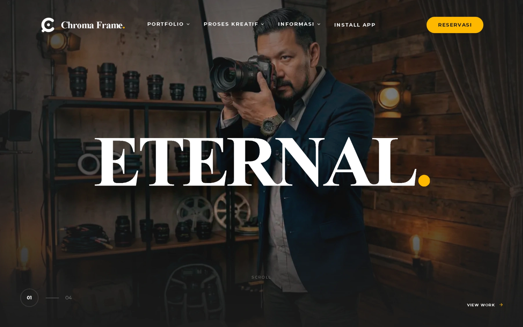 High-End Photography Web Platform